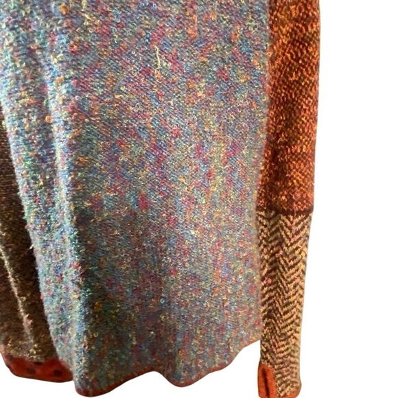 Coldwater Creek Womens Artsy Boho Patchwork Knit Cardigan Sweater XL - Picture 5 of 7
